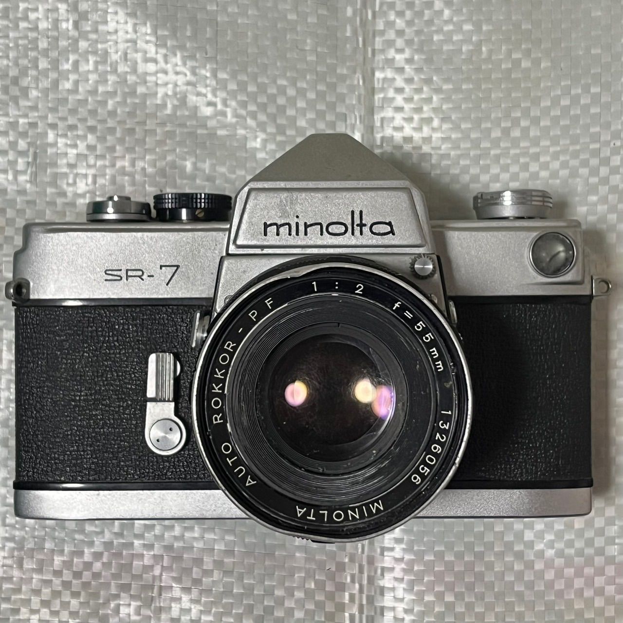 動作未確認 ミノルタ SR-7 AUTO ROKKOR-PF 55mm F2 - メルカリ