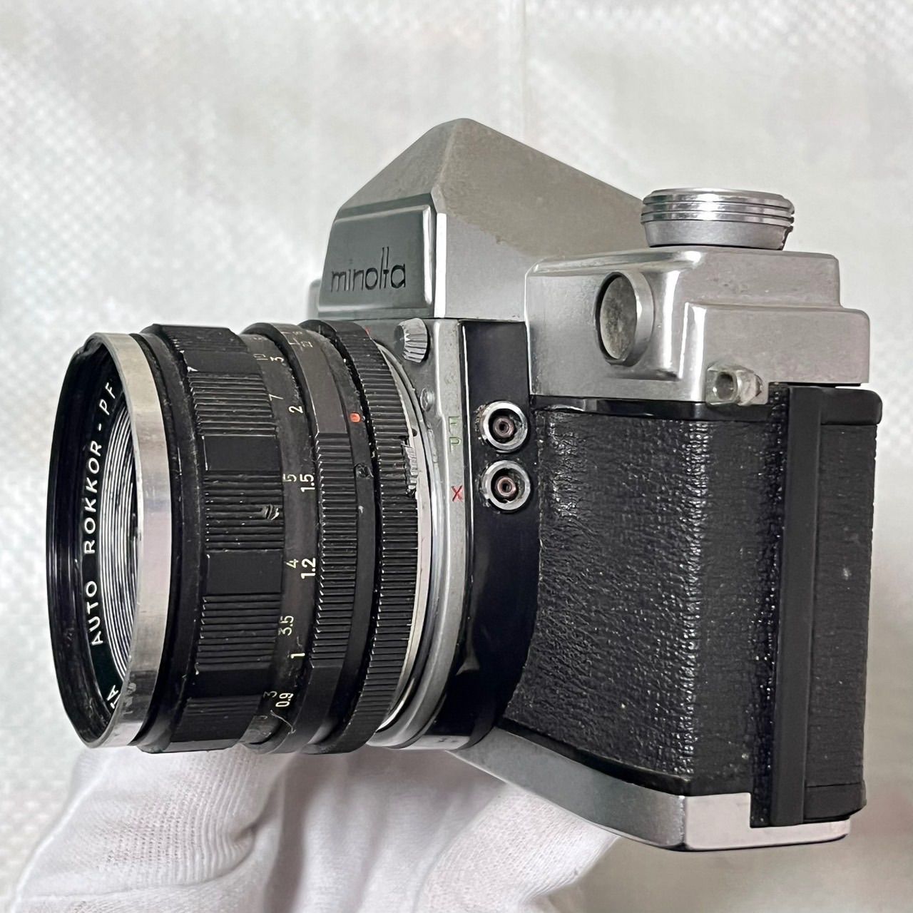 動作未確認 ミノルタ SR-7 AUTO ROKKOR-PF 55mm F2 - メルカリ