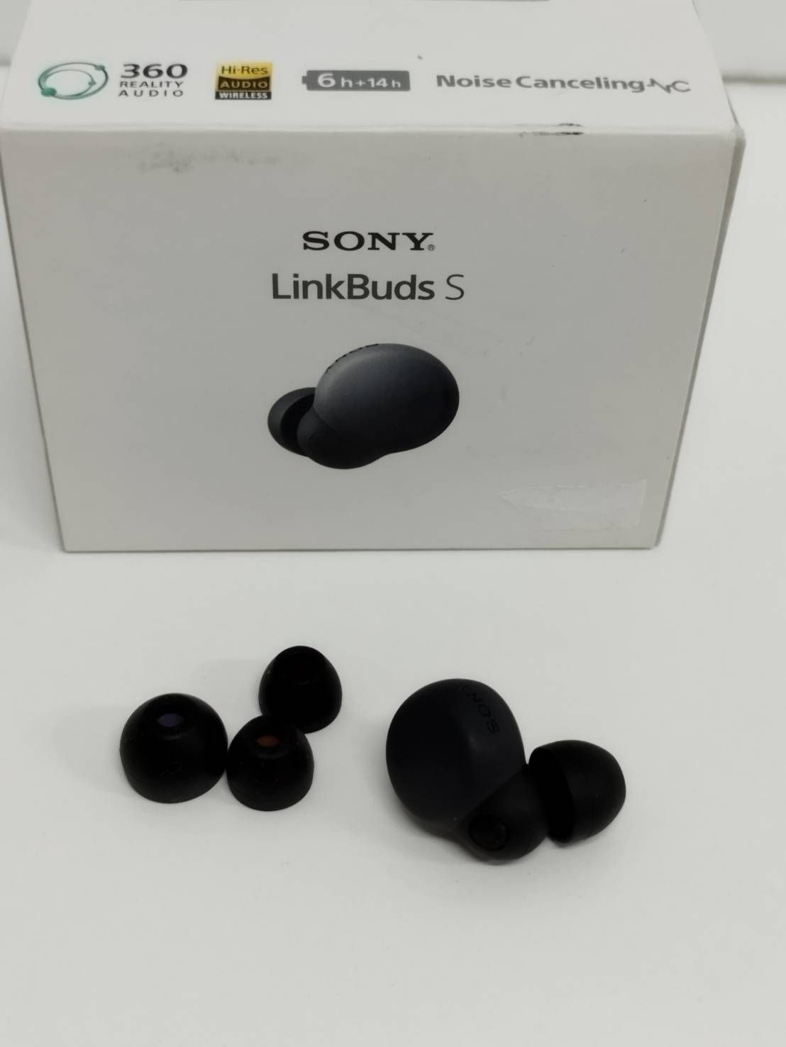 ジャンク】SONY LinkBuds S/WF-LS900N/YY2950/ブラック/ワイヤレス