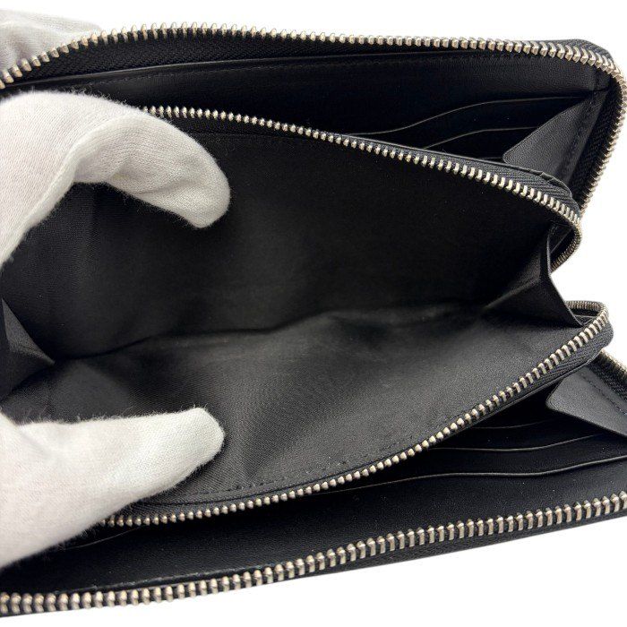 PELLE MORBIDA ペッレモルビダ ラウンドファスナー 長財布 ブラック
