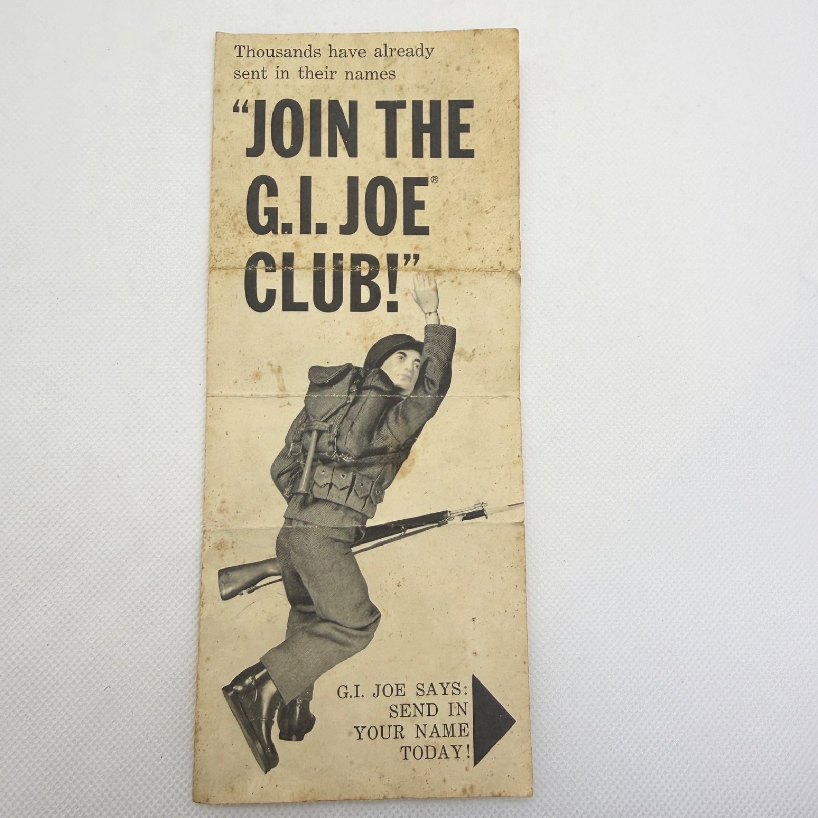 希少/当時物】1964年刻印 G.I.ジョー ヴィンテージ フィギュア