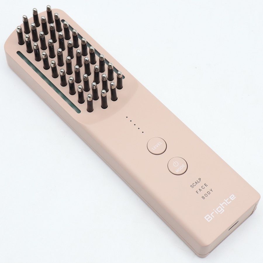 美品】Brighte ELEKI BRUSH+ BRT-FSB180PK ピンク 美顔器 EMS フェイス
