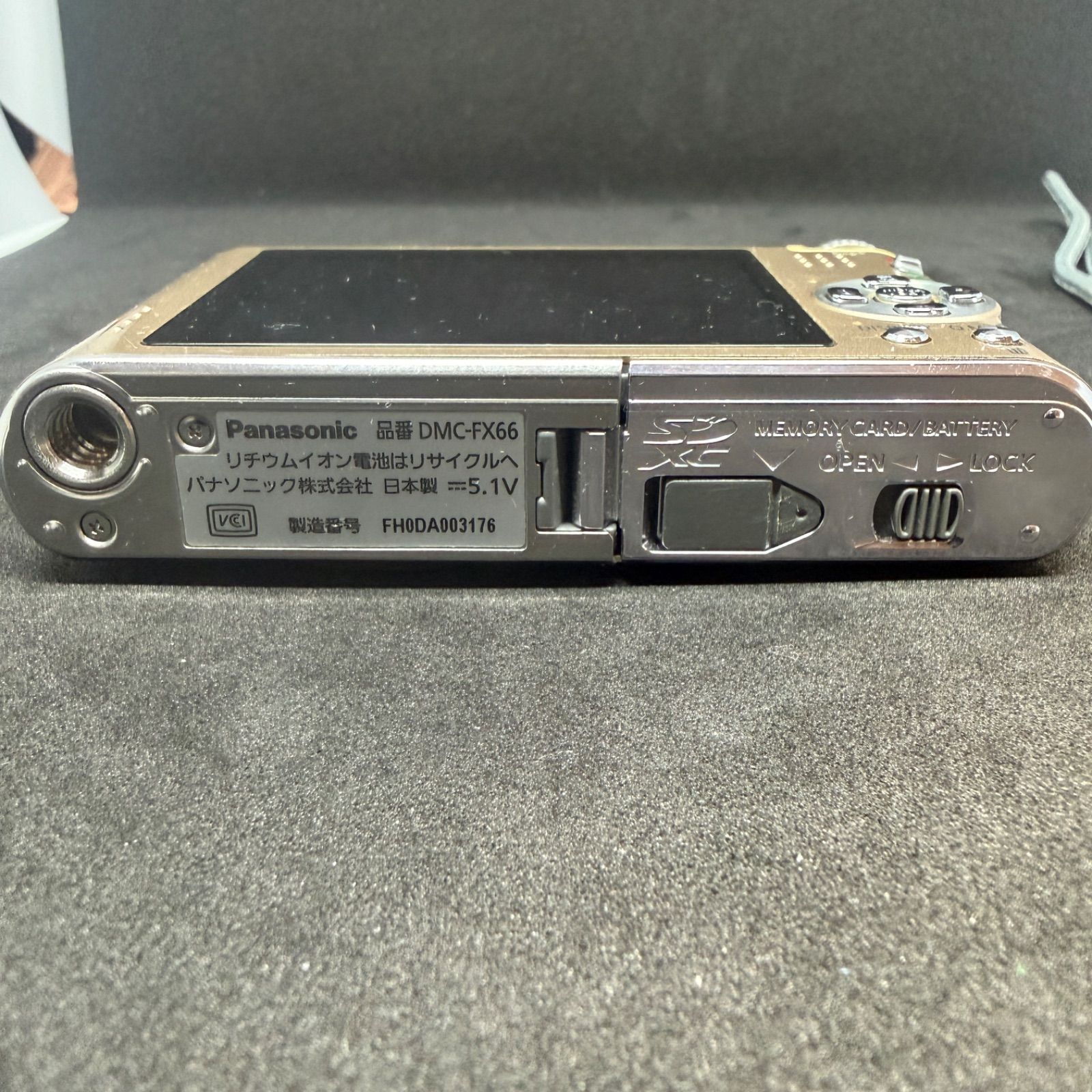 Panasonic パナソニック lumix ルミックス fx66 dmc-fx66 ゴールド