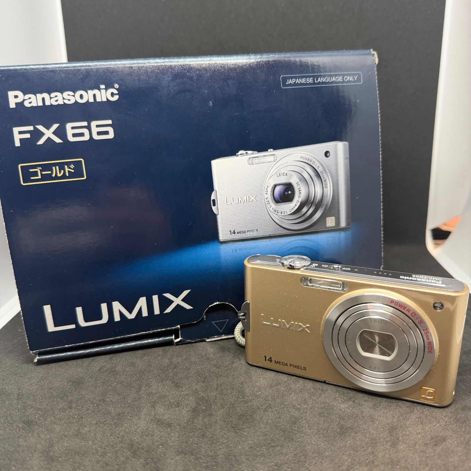 Panasonic パナソニック lumix ルミックス fx66 dmc-fx66 ゴールド
