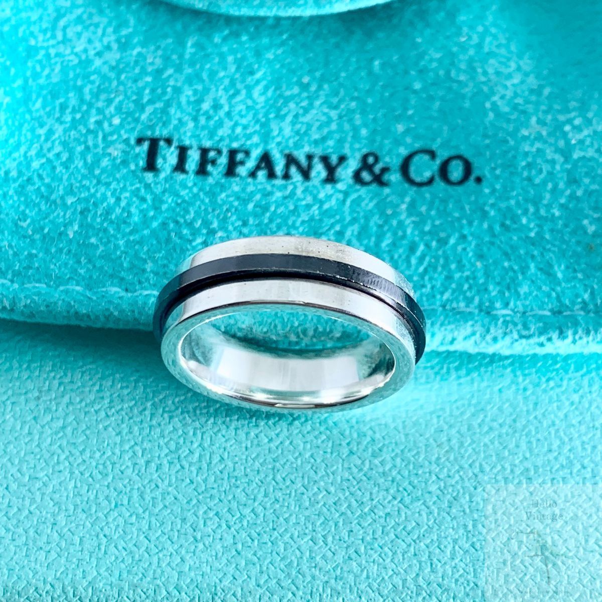 ティファニー 8号 T Two リング チタン 925 シルバー ZO8e - メルカリ