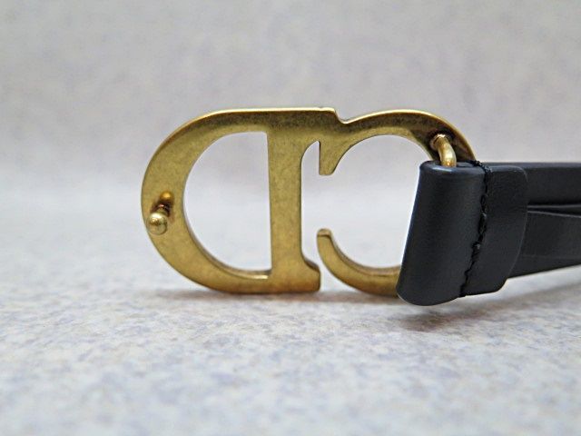 Dior クリスチャンディオール サドルベルト 20mm CD - メルカリ
