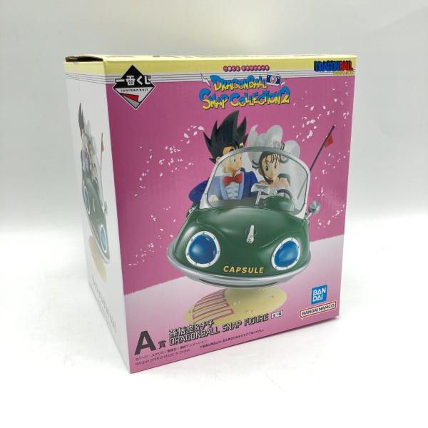 中古】バンダイ 一番くじ A賞 孫悟空＆チチ DRAGONBALL SNAP FIGURE