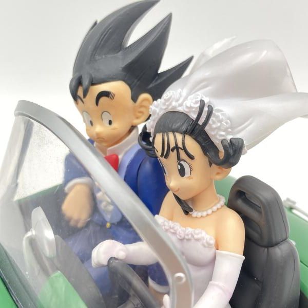 中古】バンダイ 一番くじ A賞 孫悟空＆チチ DRAGONBALL SNAP FIGURE