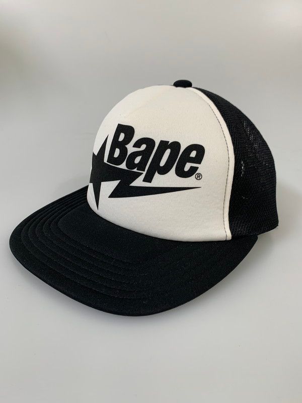 中古品】A BATHING APE アベイシングエイプ BAPE STA MESH CAP