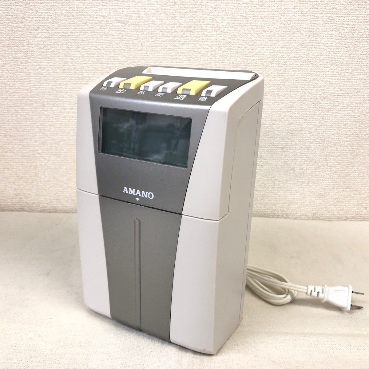 AMANO アマノ タイムレコーダー CRX-200 シルバー タイムカード付(C