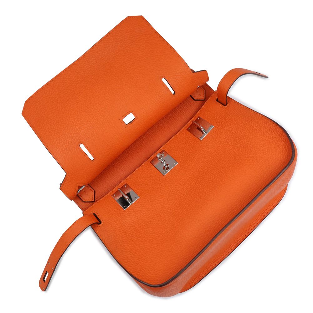 エルメス ジプシエール 28 トリヨンクレマンス Feu Orange フー