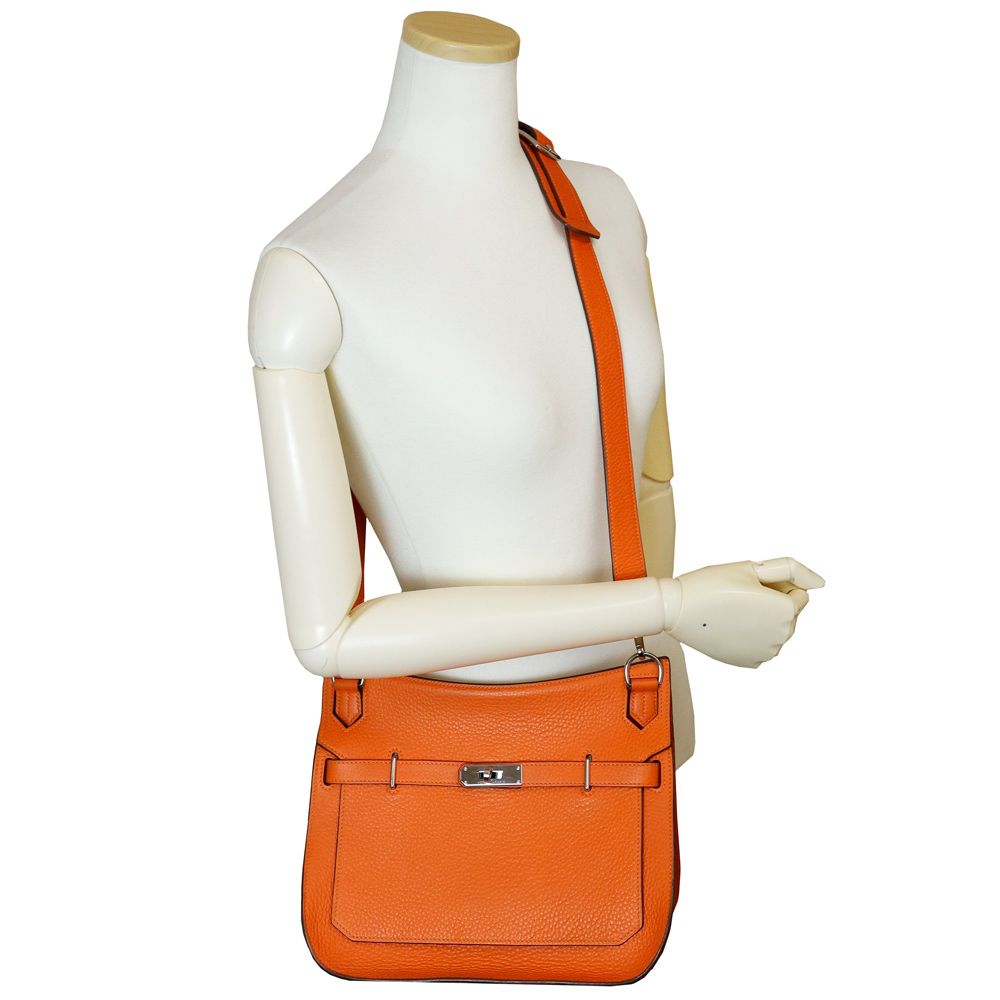 エルメス ジプシエール 28 トリヨンクレマンス Feu Orange フー