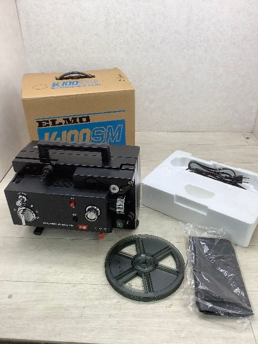 U18 ELMO K-100SM 8mm プロジェクター 映写機 昭和レトロ 通電動作