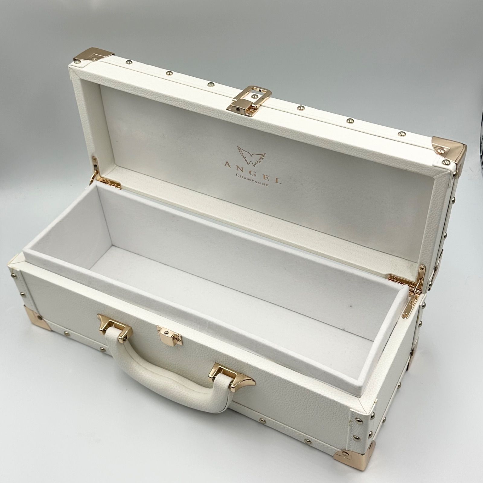 エンジェル シャンパン 空箱 ２個セットケース ホワイト ゴールド ANGEL 24時間以内発送✨️】Angel エンジェル シャンパン 空箱 ホワイト