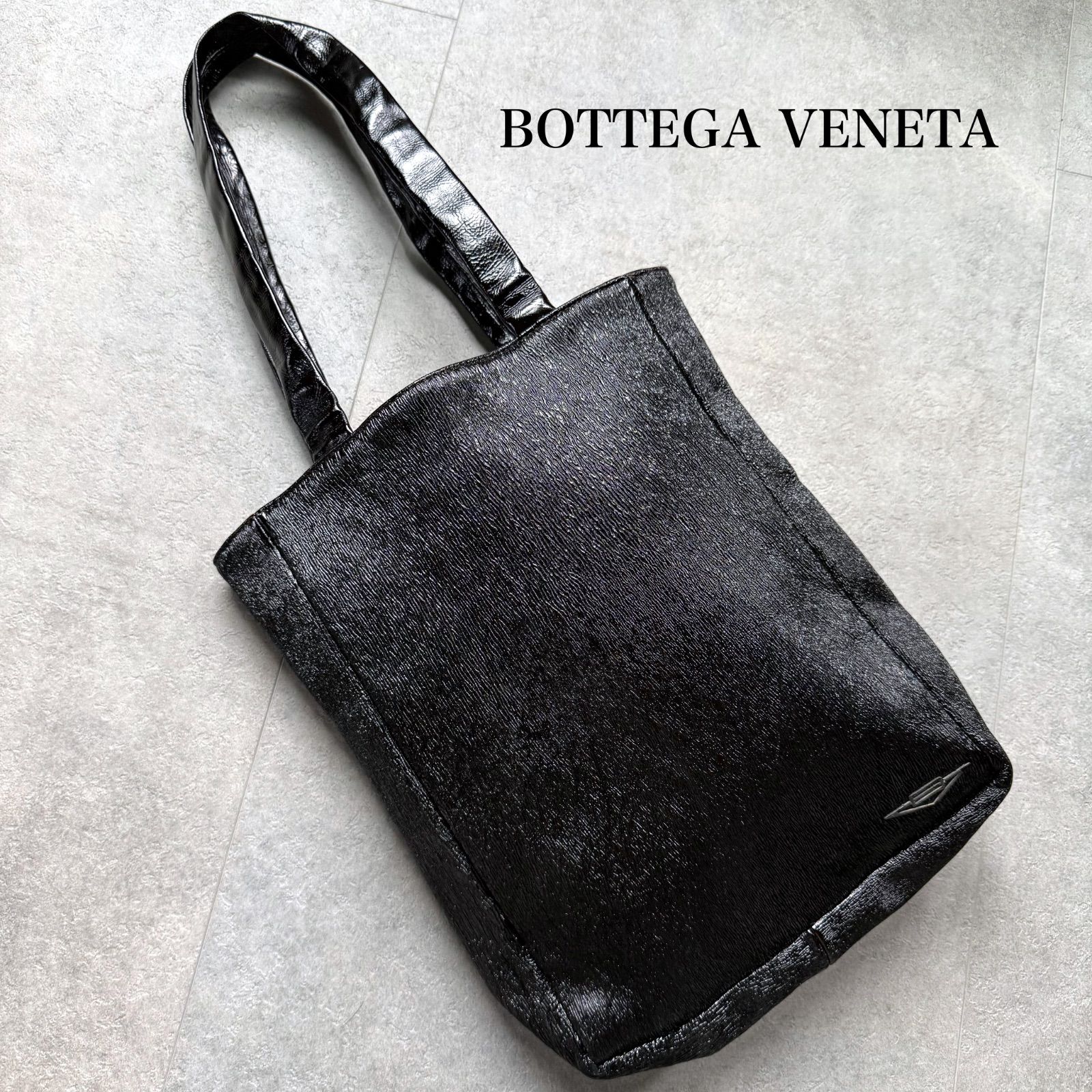 美品 希少 BOTTEGA VENETA ボッテガヴェネタ ロゴ トートバッグ 