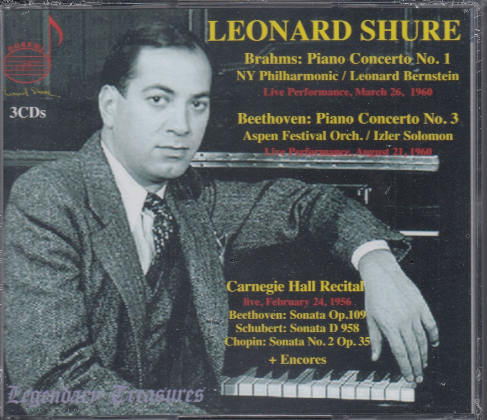 3CD/Doremi]ベートーヴェン:ピアノ・ソナタ第30番ホ長調Op.109&