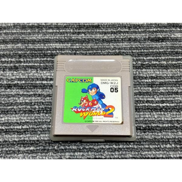 ゲームボーイ ソフト ロックマン ワールド2 カセット GB - メルカリ