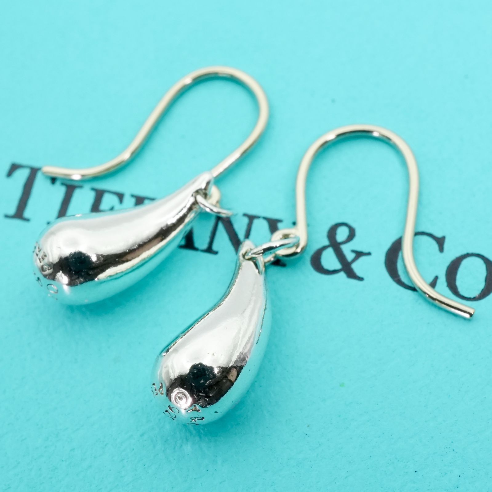 極美品 ティファニー ティアドロップ フック ピアス/25-2755 - メルカリ