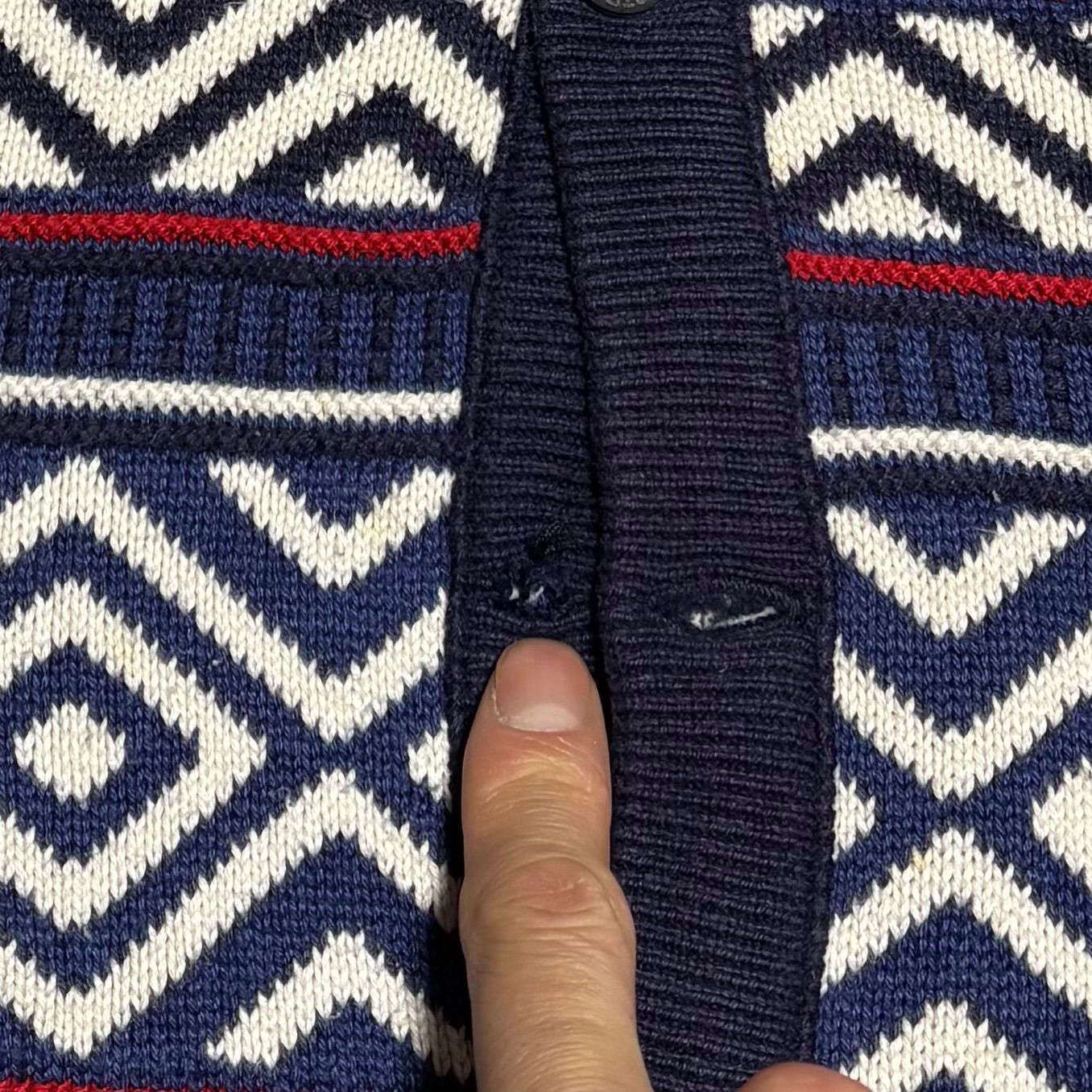 LACOSTE ラコステ Cardigan カーディガン Knit ニット 3Dニット 90s 