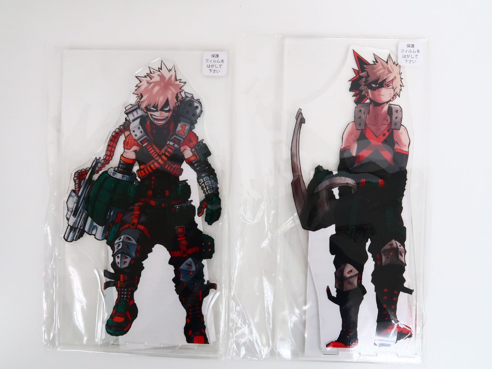 2点セット 僕のヒーローアカデミア 爆豪勝己 アクリルMEGAフィギュア