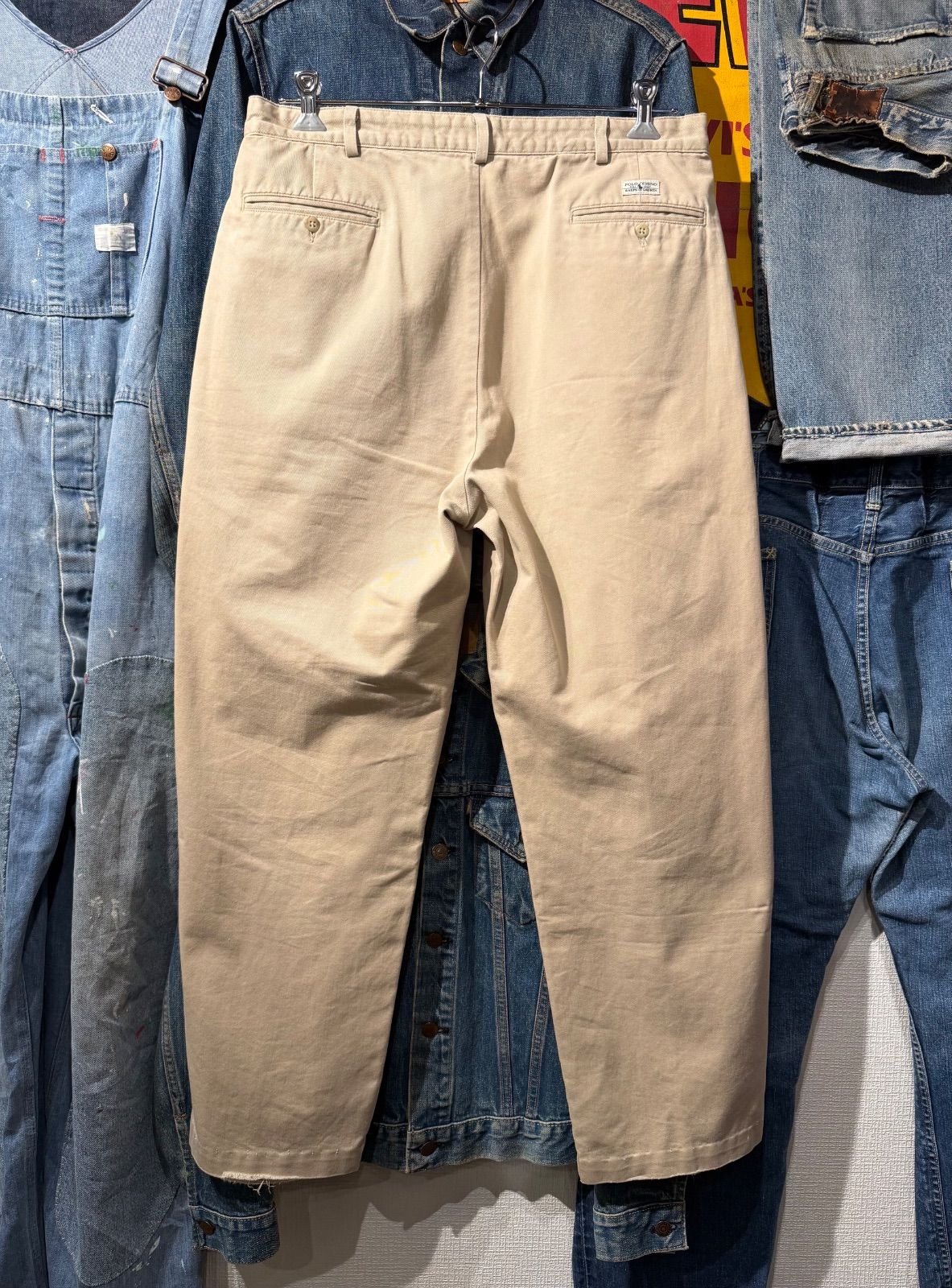 90's USA製 / POLO CHINO 】ラルフローレン ポロチノ ANDREW PANT