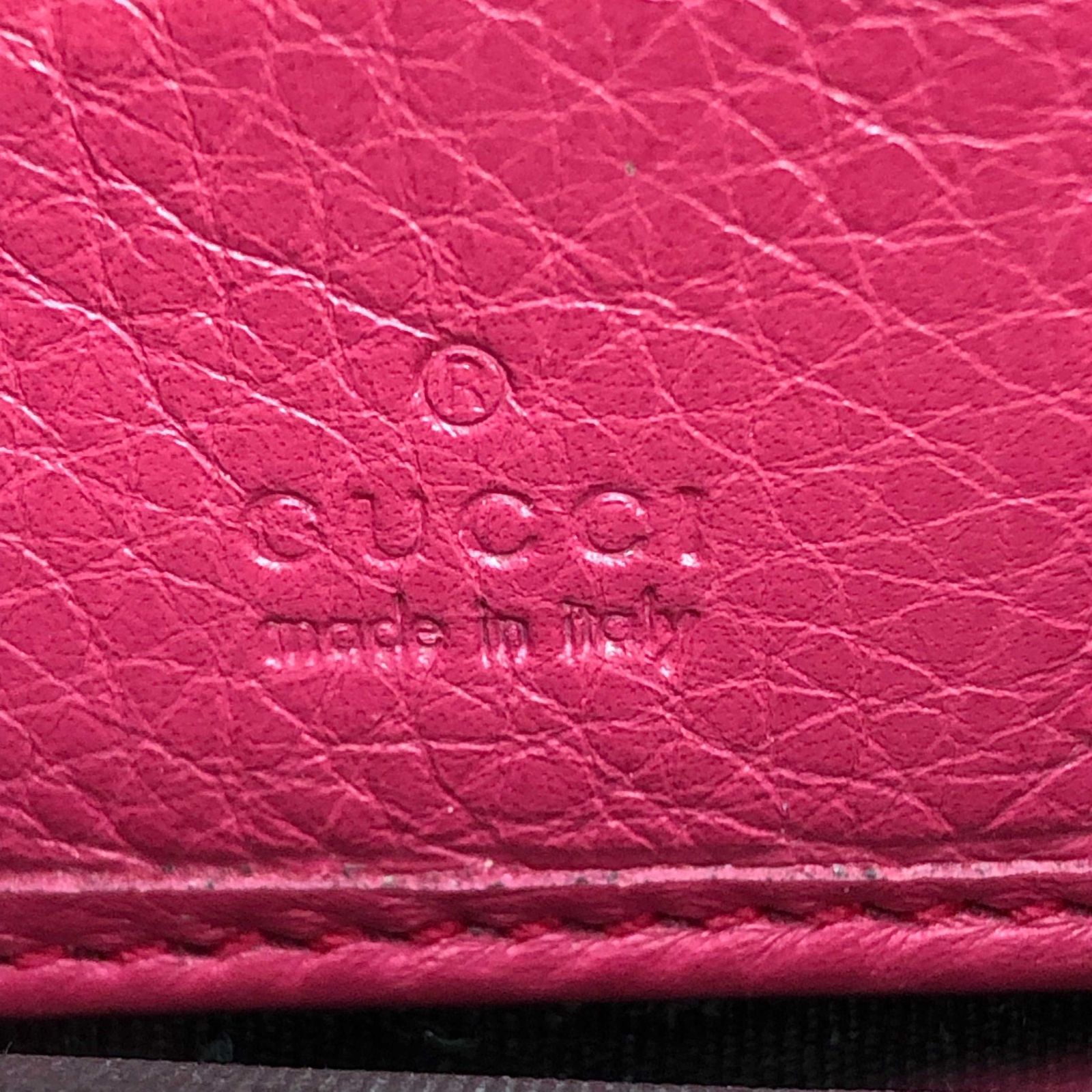 GUCCI グッチ ソーホー インターロッキングGラウンドファスナー 長 