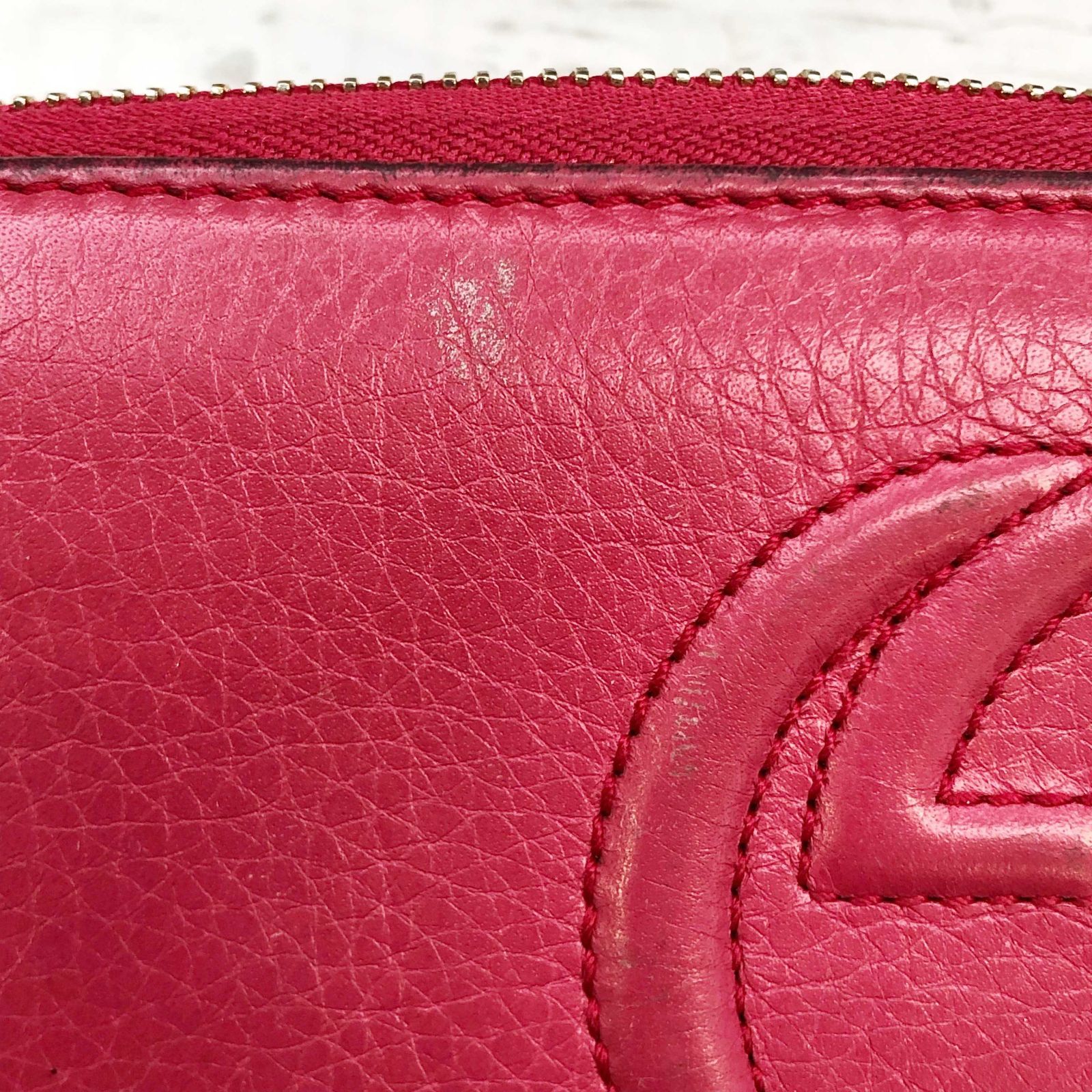 GUCCI グッチ ソーホー インターロッキングGラウンドファスナー 長