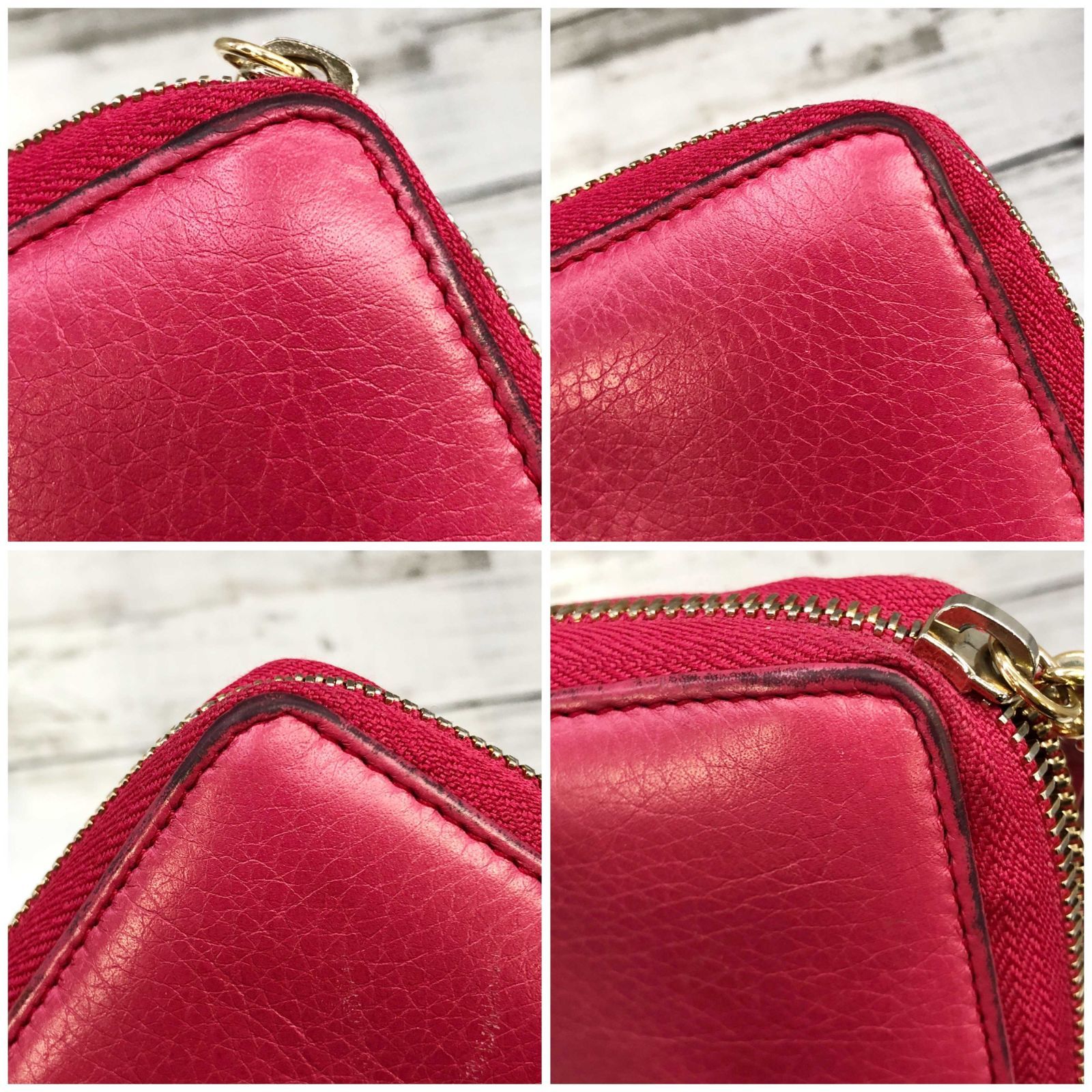 GUCCI グッチ ソーホー インターロッキングGラウンドファスナー 長