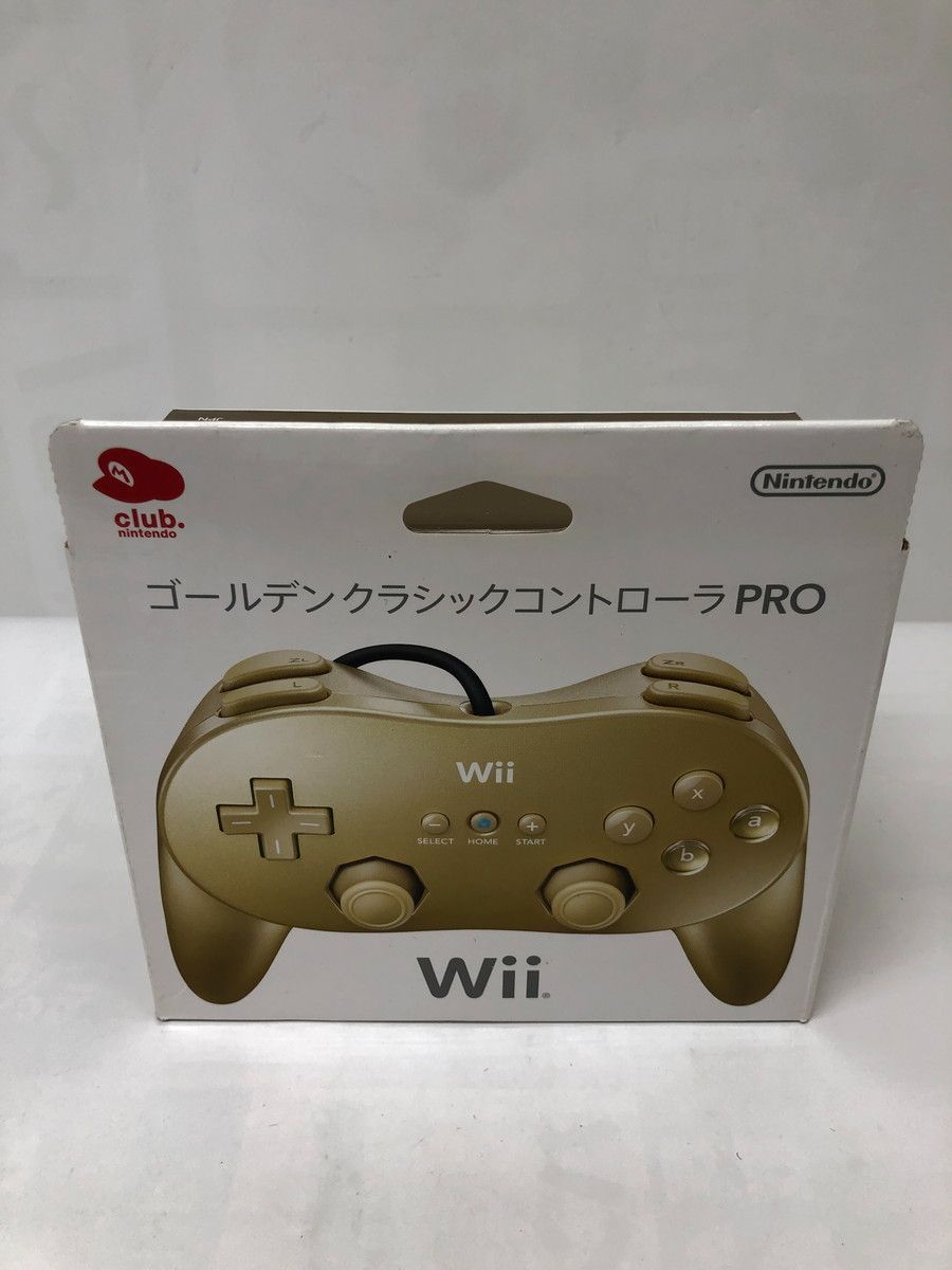 Wii ゴールデンクラシックコントローラPRO 美品 初期動作確認OK