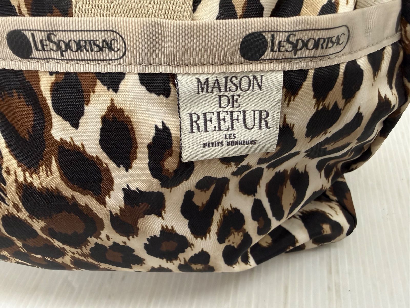 新品 LeSportsac × MAISON DE REEFUR ボストンバッグ LeSportsac × MAISON DE REEFUR レスポートサック×メゾンドリーファー