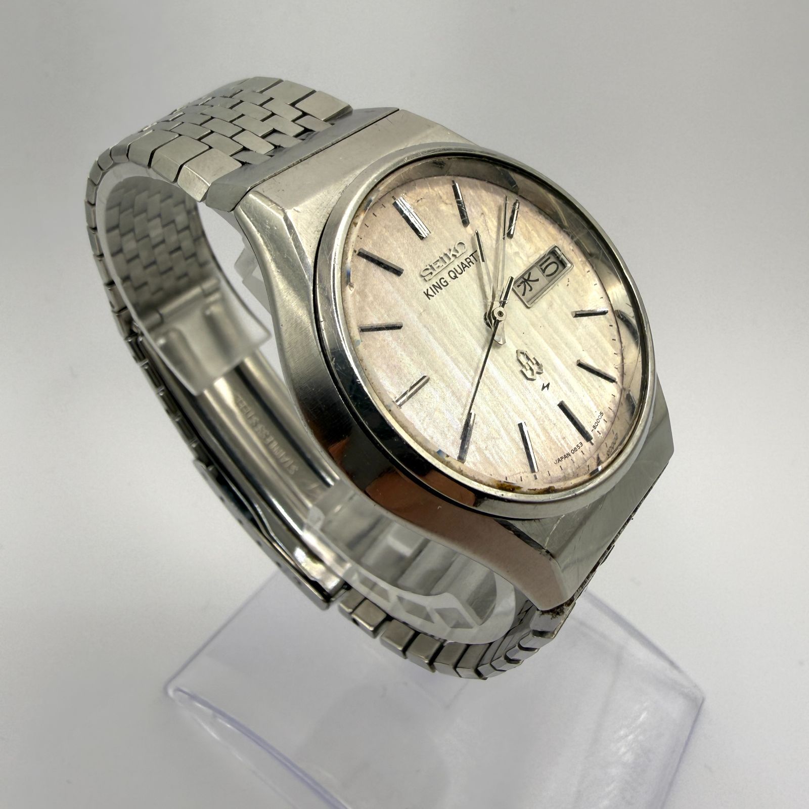 動作未確認 SEIKO セイコー KING QUARTZ キングクォーツ 0853-8000