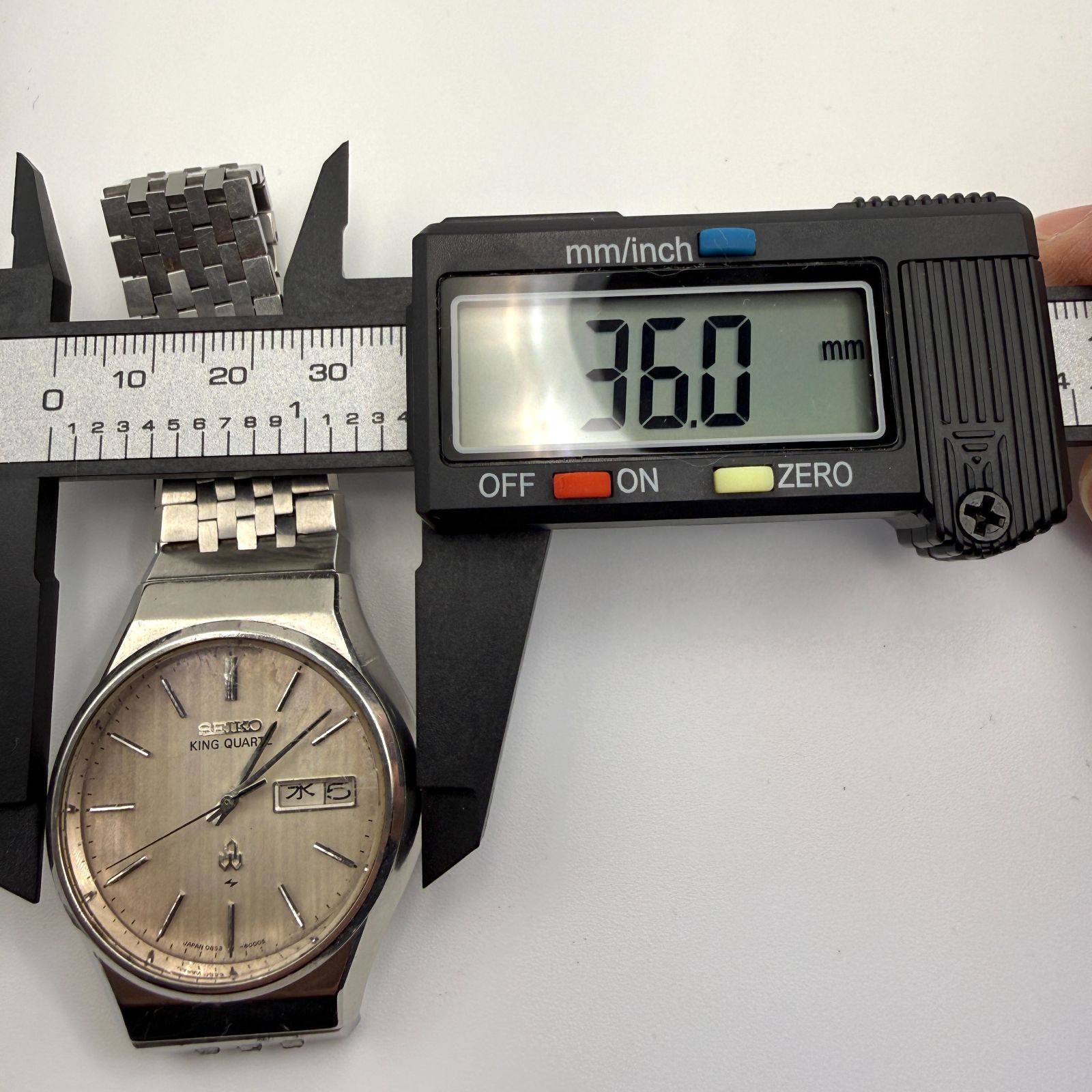 動作未確認 SEIKO セイコー KING QUARTZ キングクォーツ 0853-8000