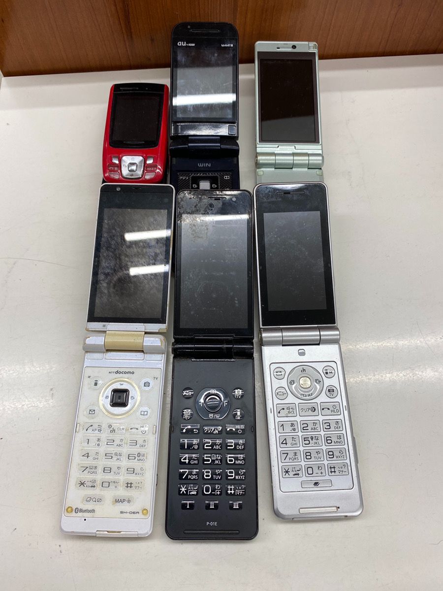 ジャンク品 携帯電話 6点セット - メルカリ