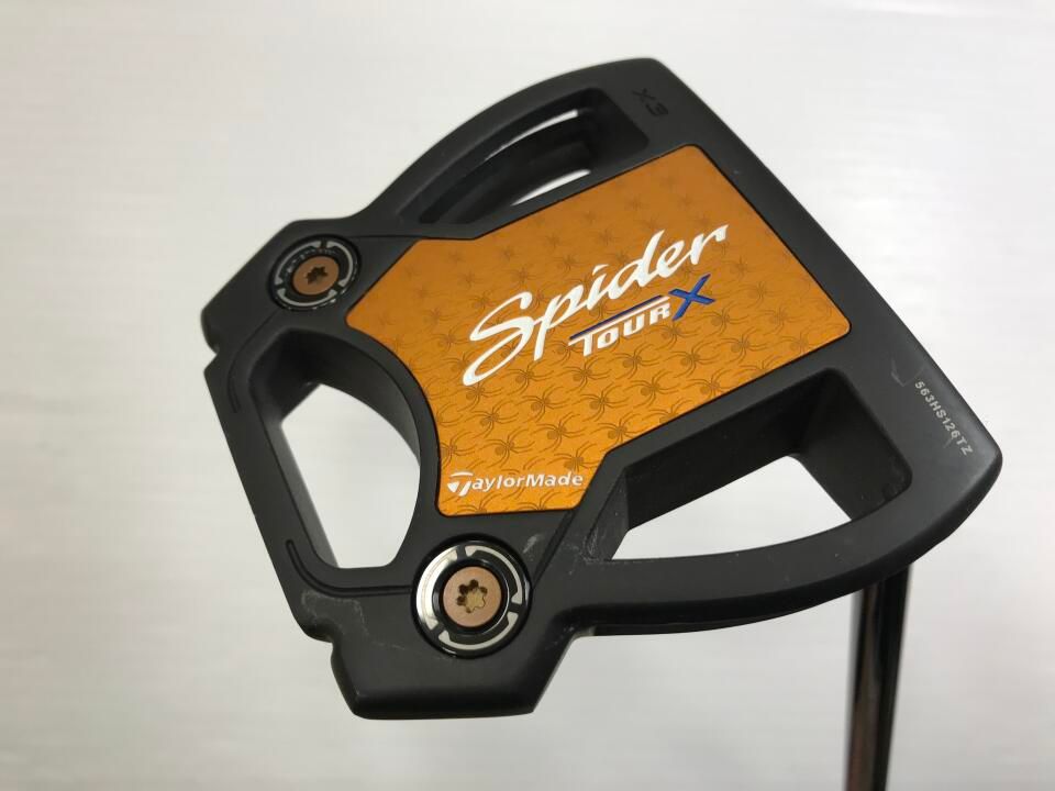 中古 テーラーメイド Spider Tour X BLACK X1 パター クランクネック 
