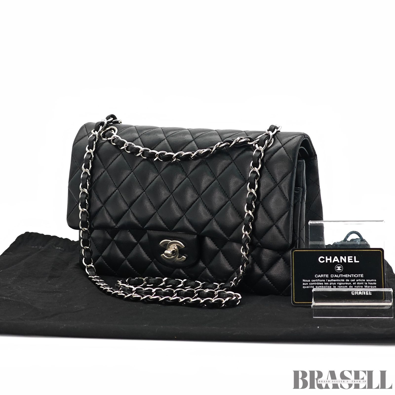 未使用級】chanel シャネル マトラッセ クラシックフラップ 25 A01112 