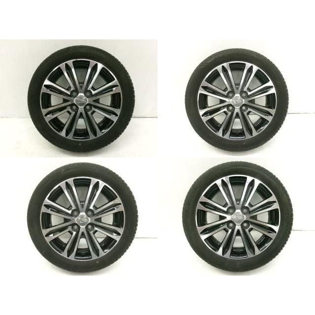 LA600S タント カスタム 純正 アルミホイール 15×4.5J +45 165/55/R15 バリ