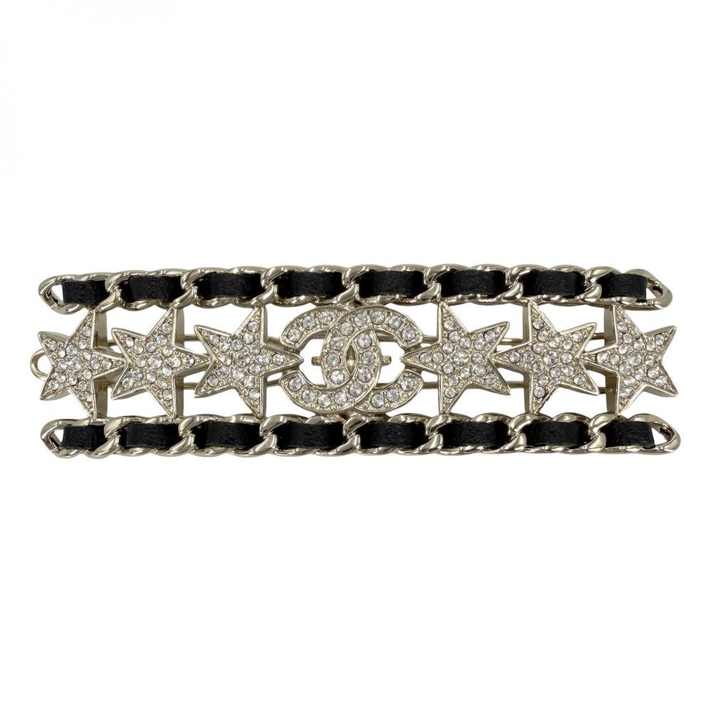 シャネル ヘアアクセサリー レディース バレッタ ヘアクリップ ココ