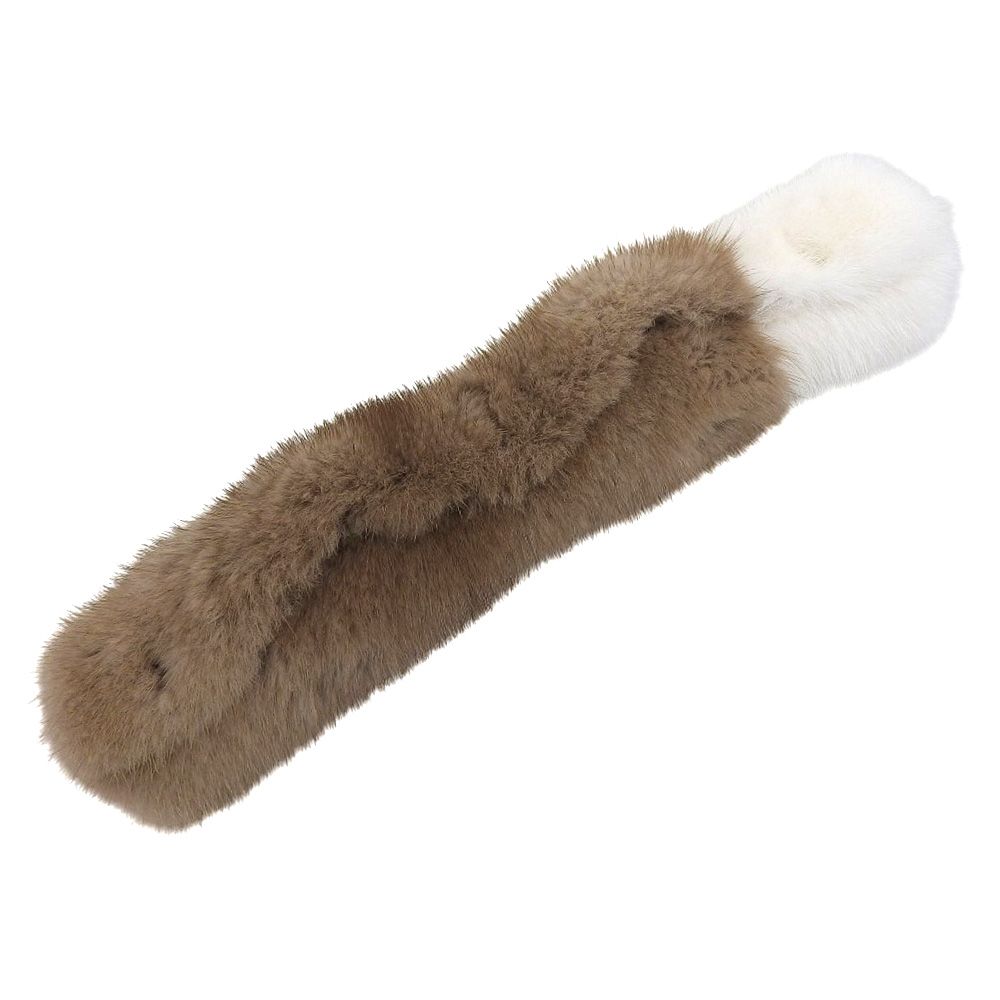 超美品 ヴァレクストラ Valextra ミンクファー×ソフトカーフスキン