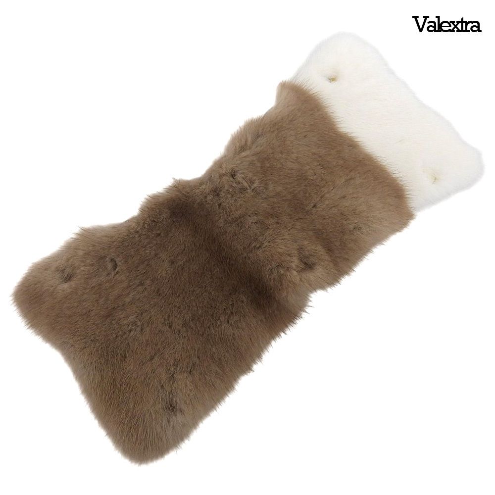 超美品 ヴァレクストラ Valextra ミンクファー×ソフトカーフスキン