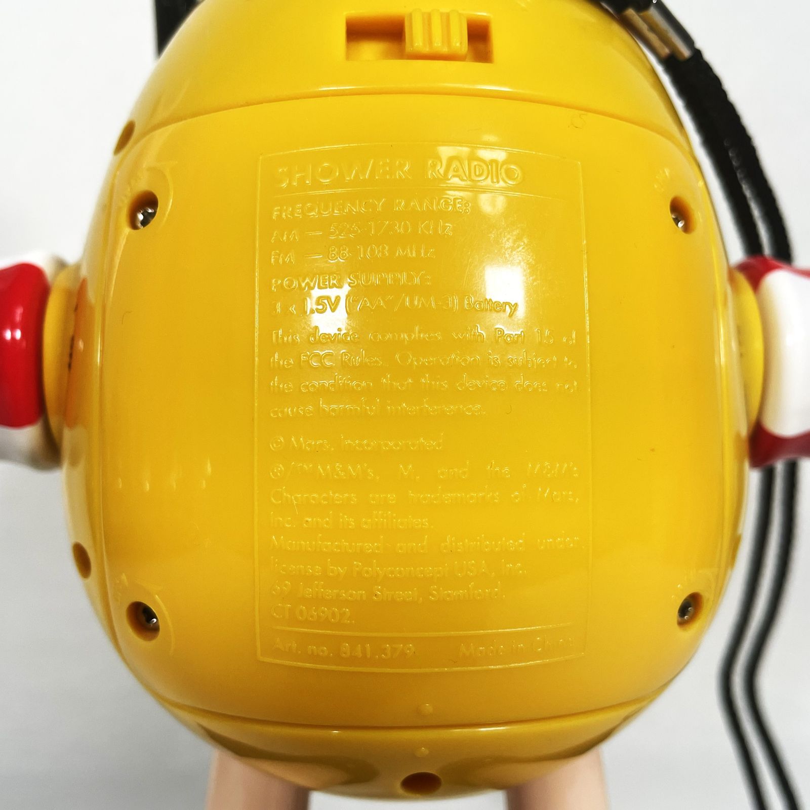 90s M&M AM/FM Shower Radio エムアンドエムズ ラジオ 90年代