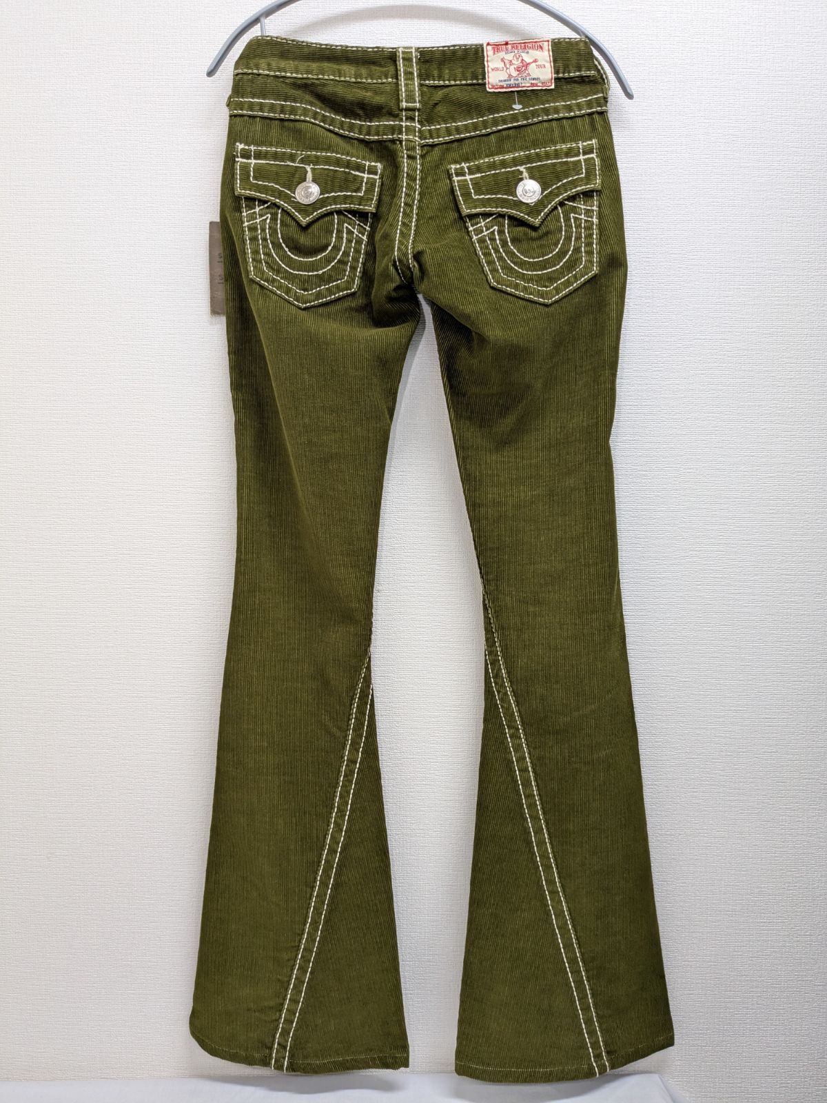 TRUE RELIGION トゥルーレリジョン コーデュロイ フレアパンツ ブーツ