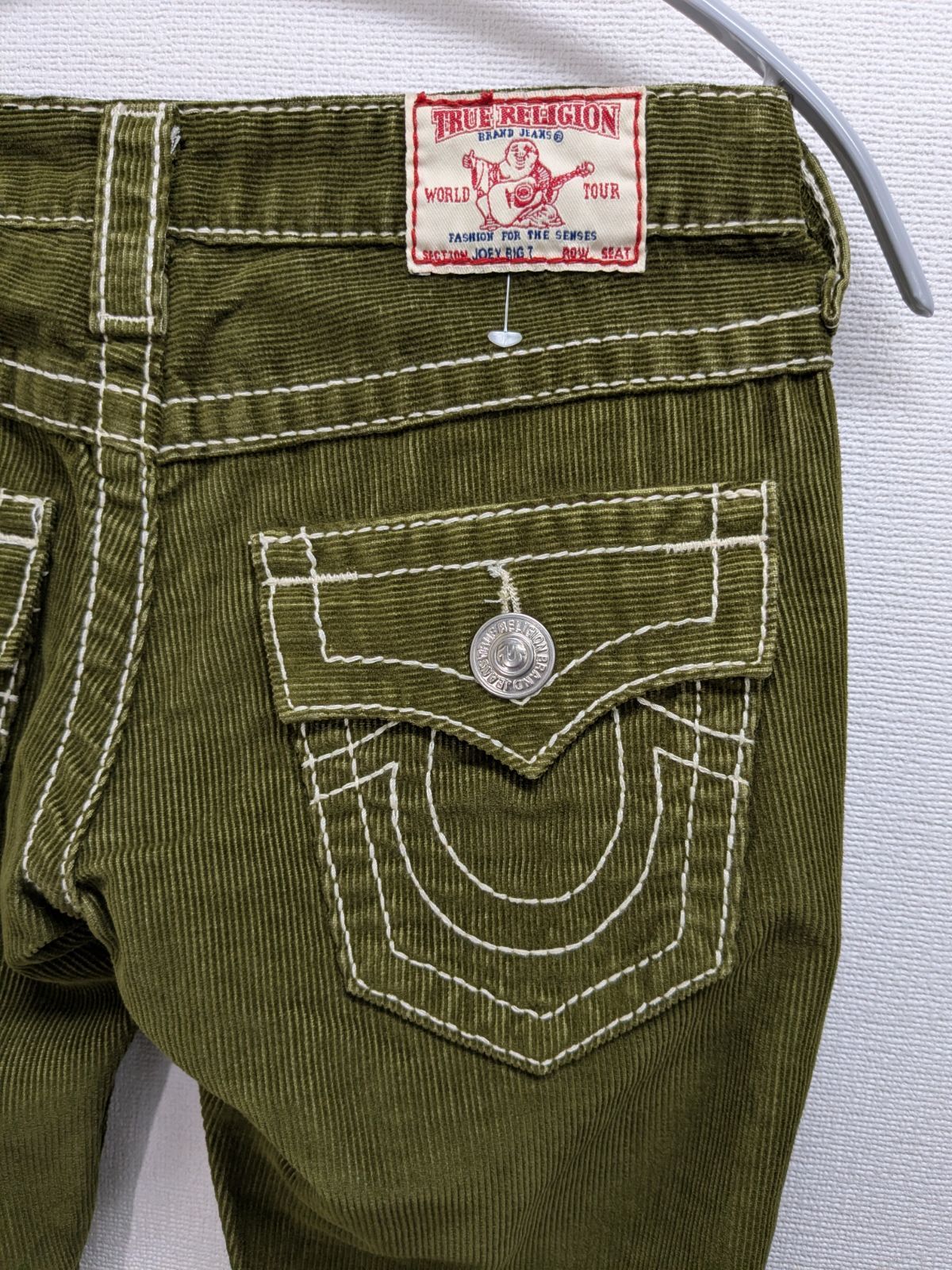 TRUE RELIGION トゥルーレリジョン コーデュロイ フレアパンツ ブーツ