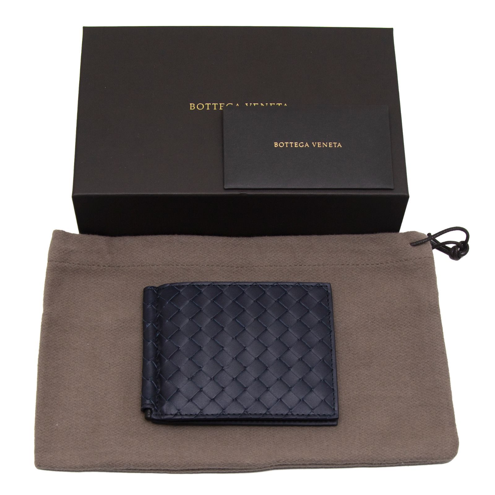 未使用】ボッテガヴェネタ イントレチャート 二つ折り財布