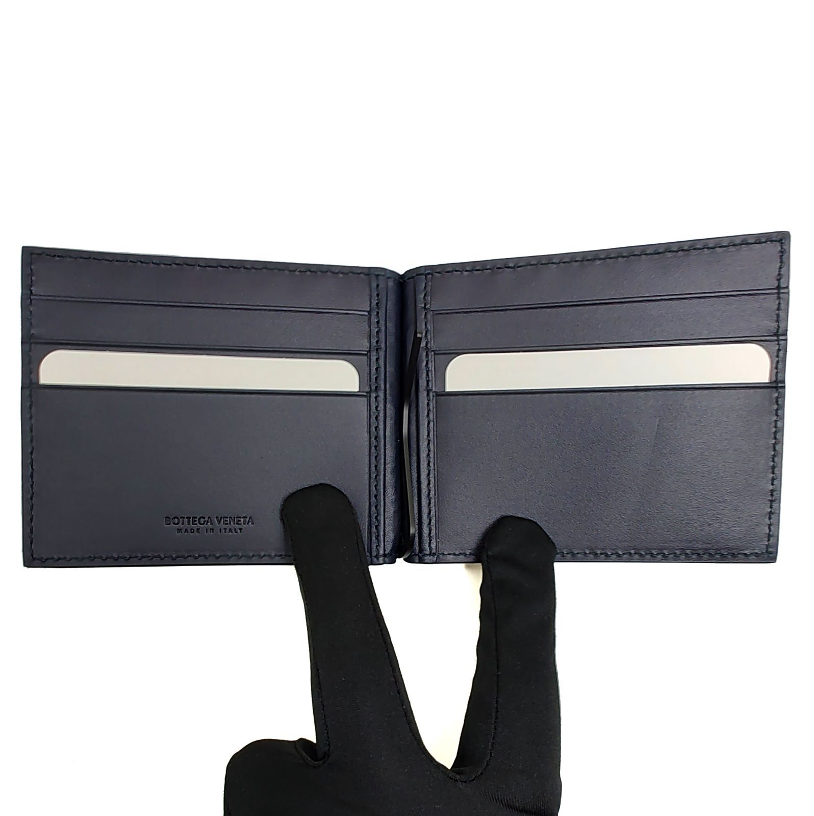 未使用】ボッテガヴェネタ イントレチャート 二つ折り財布