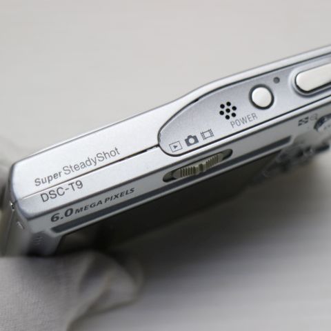 良品中古 Cyber-shot DSC-T9 シルバー 即日発送 SONY デジカメ