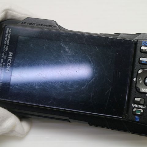 良品中古 WG-30 エボニーブラック 即日発送 コンデジ RICOH 本体 土日