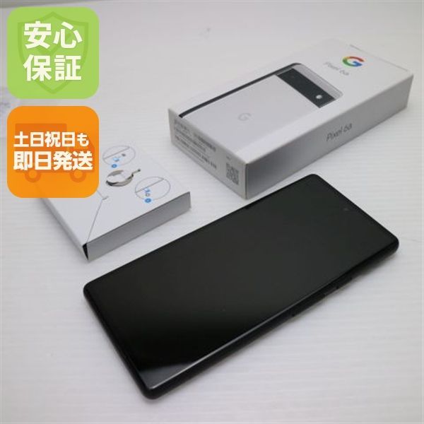 新品同様 SIMフリー Google Pixel 6a チョーク スマホ 白ロム 土日祝