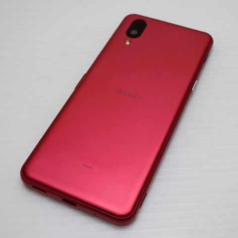 美品 SHG09 BASIO active レッド AU スマホ KYOCERA 即日発送 土日祝発送OK 04000