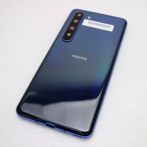 新品同様 908SH AQUOS R5G アースブルー スマホ 白ロム 土日祝発送OK