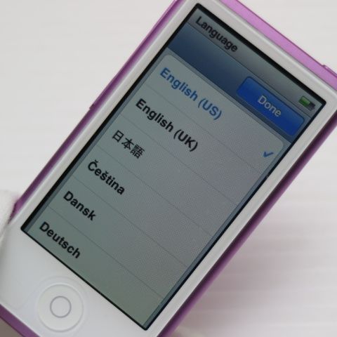 超美品 iPod nano 第7世代 16GB パープル 即日発送 MD479J/A MD479J/A